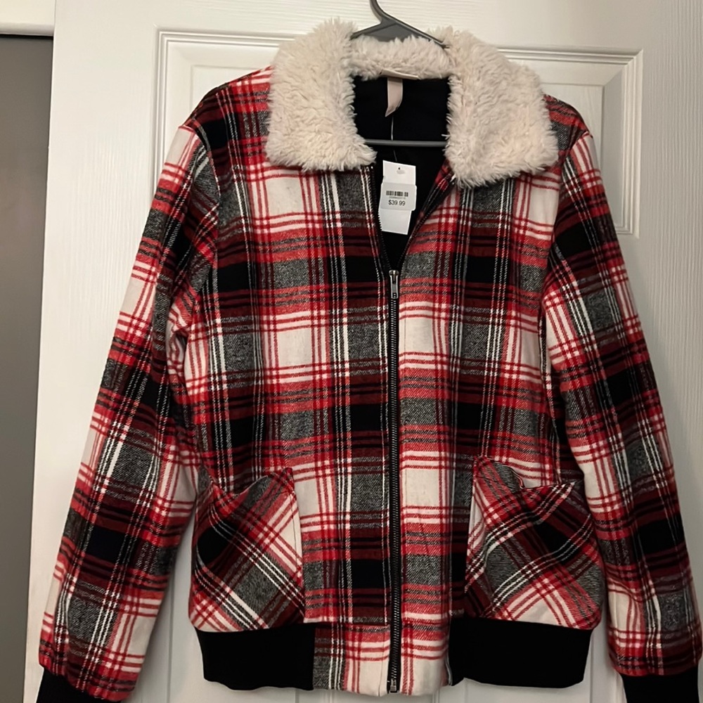 Beautiful Jacket. New with Tags. Serpa Neck. Size Large.
